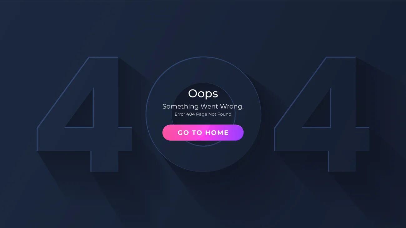 Website 404 error or broken form example – common mistake in care marketing