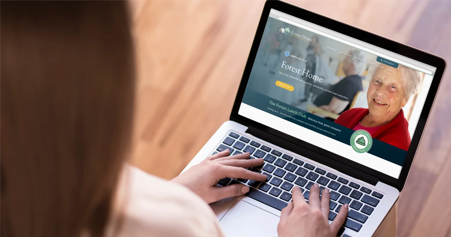 Forest Home - home care website design